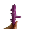 custom-made A380 aluminum machining base with purple color powder coating