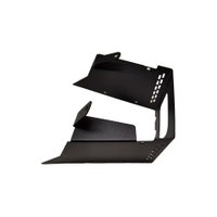 Cold Rolled Steel Sheet Metal Router Cover with Powder Coat Black Textured Semi-gloss Surface