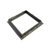 Aluminum A380 Alloy Casting Square Lining Piece with Flange for Lighting Product