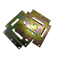 Cold Rolled Sheet Steel Concealed Index Plate with Yellow Chromate on Zinc Plating 