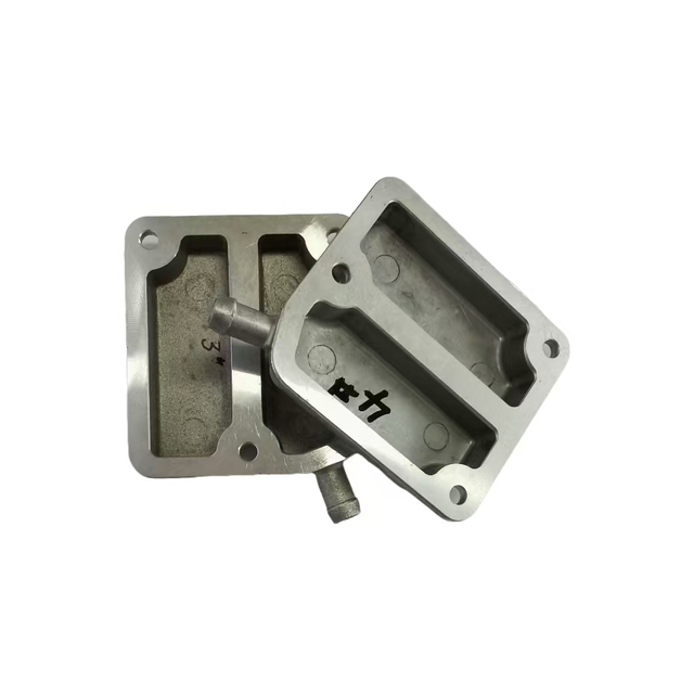 A360 Aluminum Alloy Customized Cylinder Head by Die Casting And Machining with Sand Blasting Surface