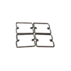 Custom CNC Machined 303 Stainless Steel Fitting with SS Clip Assembly