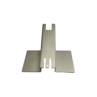 16 GA Sheet Stainless Steel 304 Laser Cutting Mounting Bracket with Glass Bead Blasting