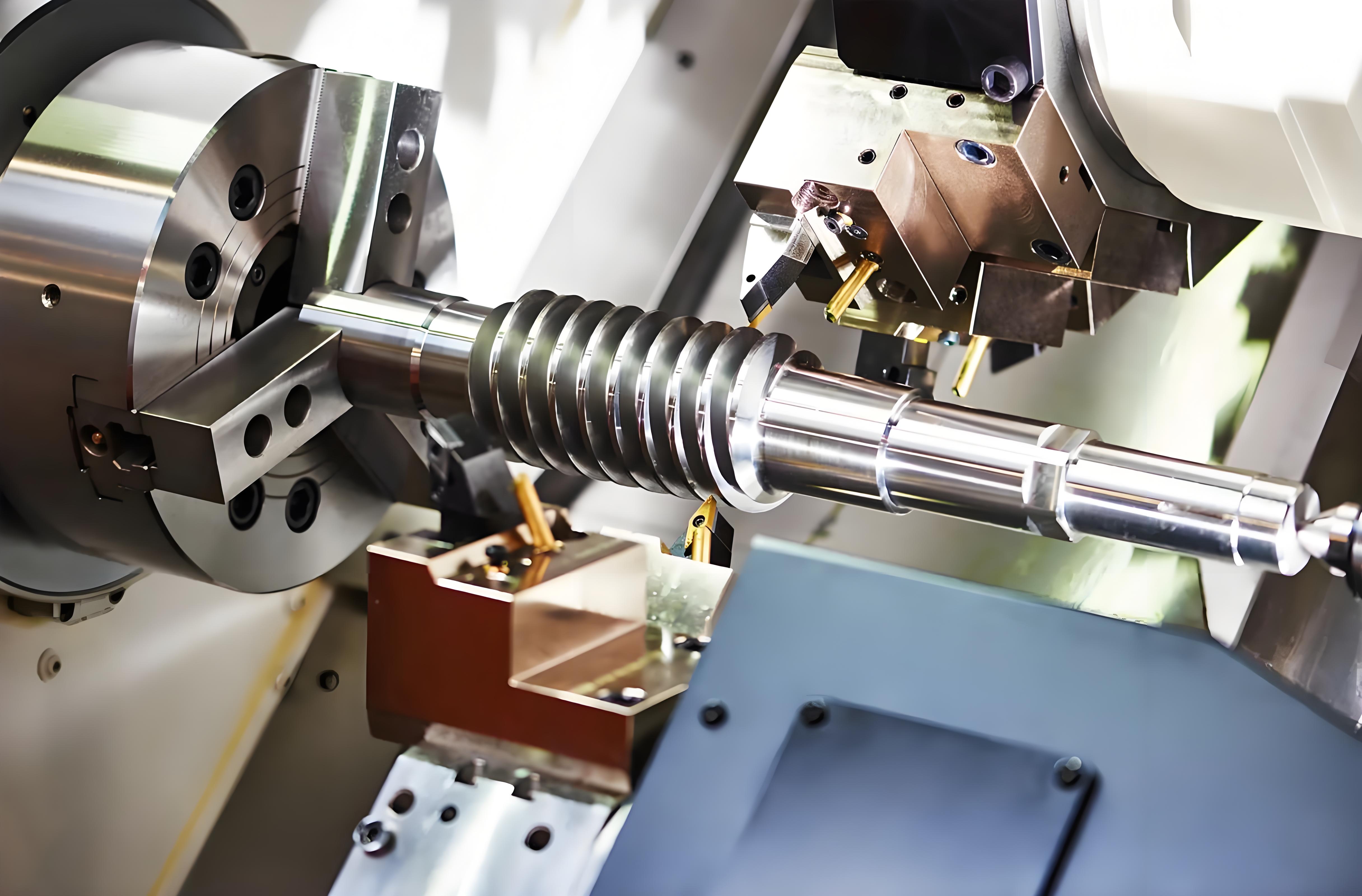 NC lathe machining