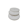 White Teflon (PTFE) Molding Press Washer Customized Per Customer Drawing 