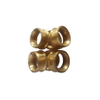 Brass Alloy Flange Bushing Cnc Machined From Brass Alloy Pipe Material 