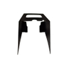 Cold Rolled Steel Sheet Metal Router Cover with Powder Coat Black Textured Semi-gloss Surface