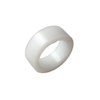 Custom White PTFE Bushing, CNC Machined, High Precision