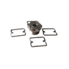 Custom CNC Machined 303 Stainless Steel Fitting with SS Clip Assembly