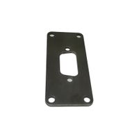 303 Stainless Steel Stamped Cover End Plate with #4 Brushed Satin Surface
