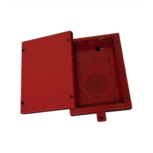 Carbon Steel Bending And Welding Red Painted Customized Case