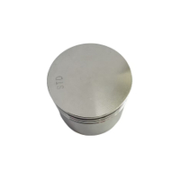CNC machined ADC 12 aluminum high pressure casting piston with shot blasting