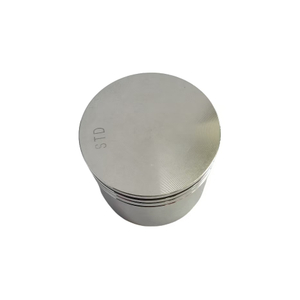 CNC machined ADC 12 aluminum high pressure casting piston with shot blasting
