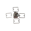 Custom CNC Machined 303 Stainless Steel Fitting with SS Clip Assembly
