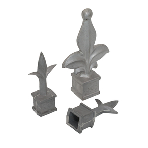 Garden Fence at The Top of The Safe Decoration Aluminum Sand Castings with Sand Blasting
