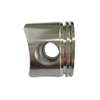 CNC machined ADC 12 aluminum high pressure casting piston with shot blasting