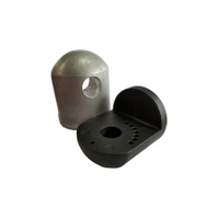Machined ADC12 Aluminum Alloy Die Casted Pivot with Black Powder Coating for Truss End