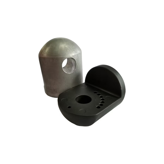 Machined ADC12 Aluminum Alloy Die Casted Pivot with Black Powder Coating for Truss End