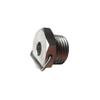 Custom CNC Machined 303 Stainless Steel Fitting with SS Clip Assembly