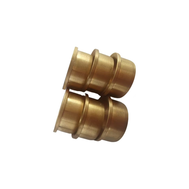 Brass Alloy Flange Bushing Cnc Machined From Brass Alloy Pipe Material 