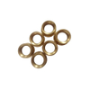 Brass Alloy Flange Bushing Cnc Machined From Brass Alloy Pipe Material 