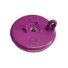 custom-made A380 aluminum machining base with purple color powder coating