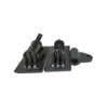 Custom-made Black Nylon Hinge by Mold Injection Process with Assembling