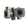 Double Thermostat Cap by Gray Iron Casting with Black E-Coating Surface
