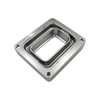 Aluminum A380 Alloy Casting Square Lining Piece with Flange for Lighting Product