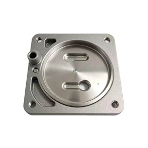 Sand Blasted A360 Aluminum Die Casted And Machined Valve Plate 