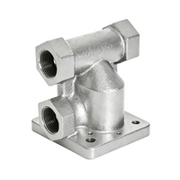 Customized Grey Iron Precision Casted Base for Thermostat Housing with E-coating 