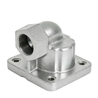 Double Thermostat Cap by Gray Iron Casting with Black E-Coating Surface