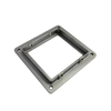 Aluminum A380 Alloy Casting Square Lining Piece with Flange for Lighting Product