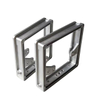 A380 Aluminum Diecasting Stand-off for Medical Gas Pipeline Use with Clear Iridite 