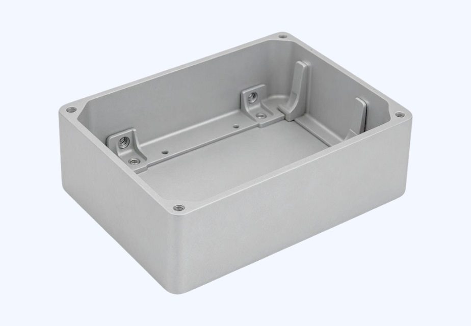 Aluminum Type 319 Sand Casted Box for Surface Mounted Outlets with Surface Chrome Plating