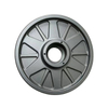 Customized Gray Iron Casted Wheels with Black E-coating Used on Lawn Mower
