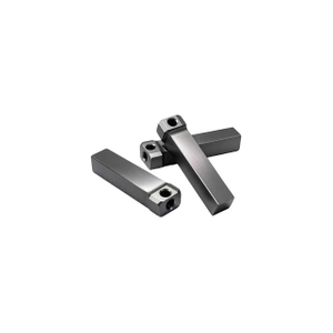 Q215 Precision Machined Steel Parts from Extrusion, Vibratory Polished Finish