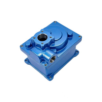 Blue Powder Coating Aluminum Alloy Die Casting Parts for Motor